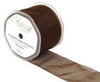 70mm x 20m Chocolate - Ribbons